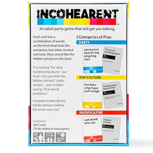 Incohearent by What Do You Meme? Board Game Family Time Holiday Party Sleepover - Picture 8 of 10